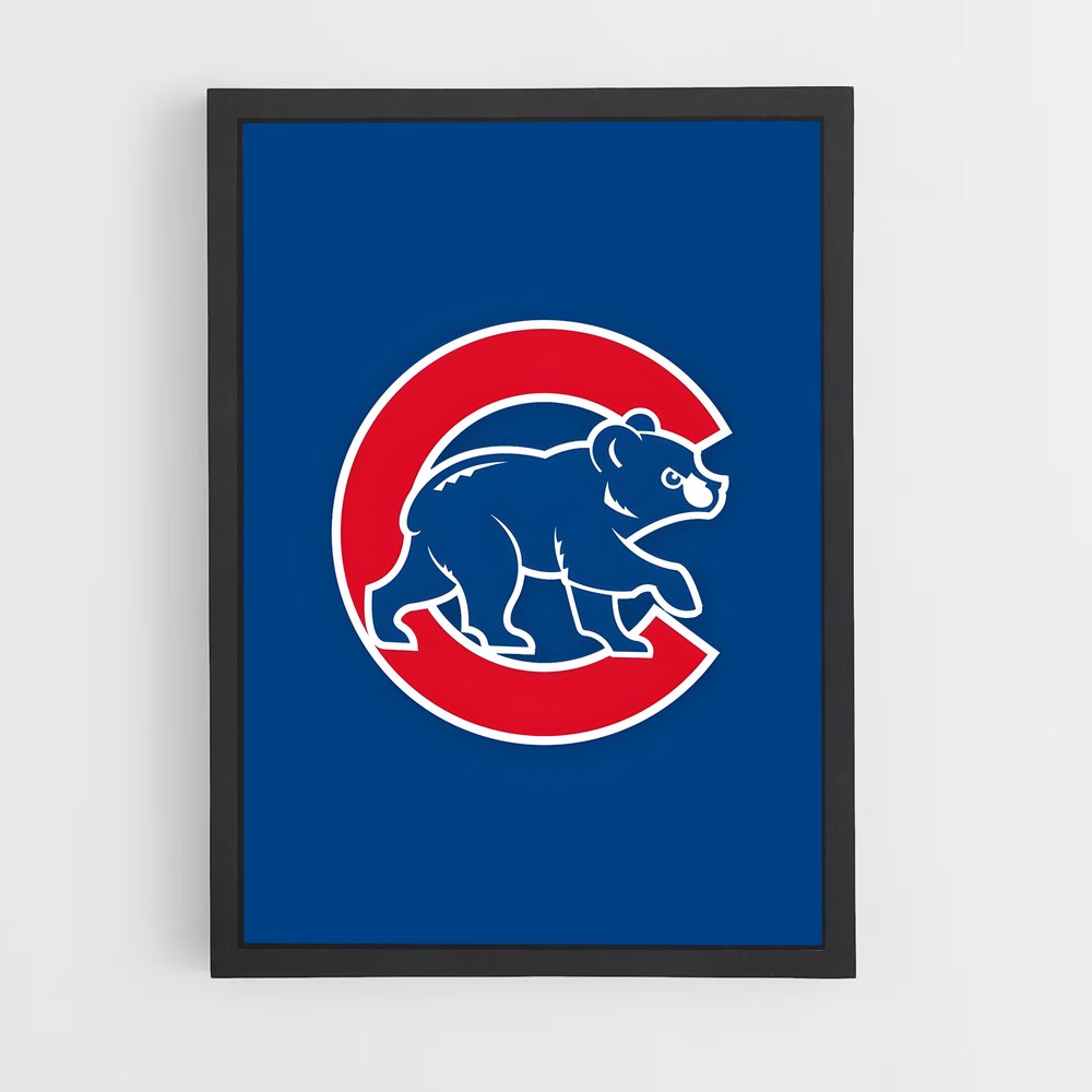 Poster Cubs Nation – affiche Baseball (vue 2)